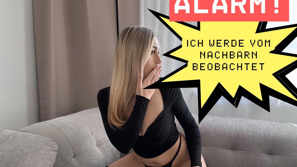 Vorschaubild zum Video „Spanner-Alarm! Nachbarin macht es sich selbst.“ von Dahliahadid