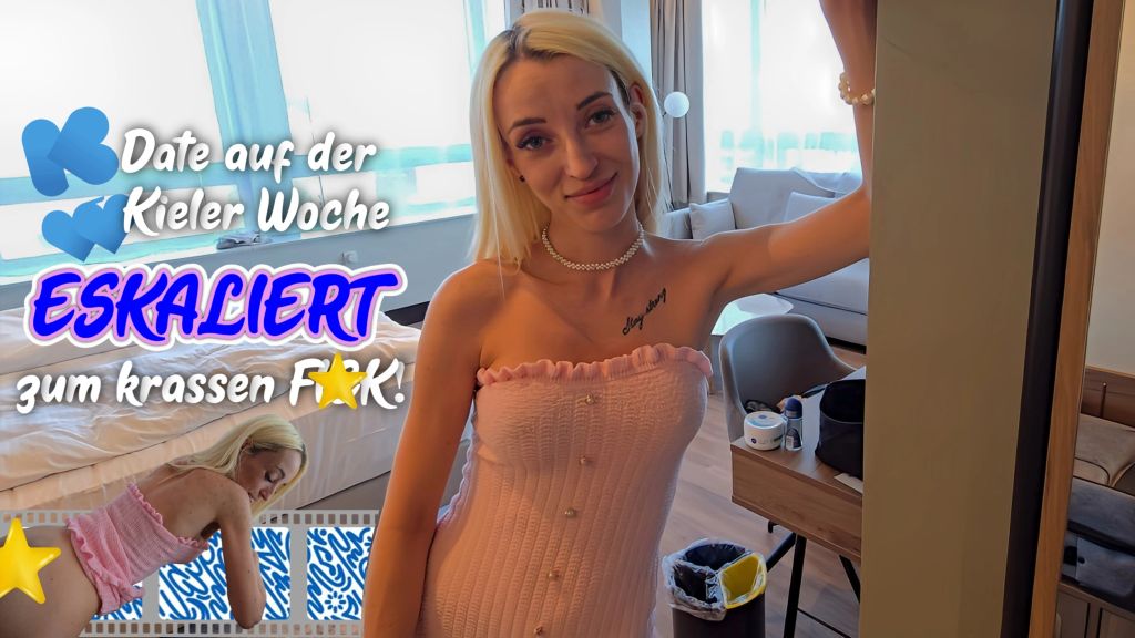 Date auf der Kieler Woche eskaliert zum krassen Fick!