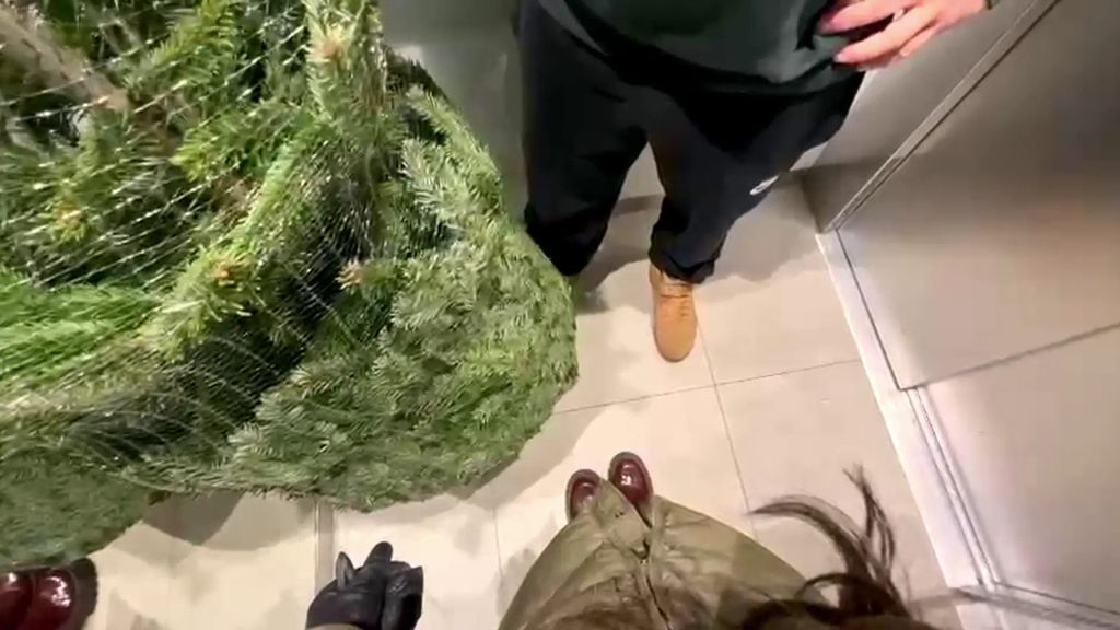 sexy foto nr. 2 von OMG Perverser Passant hilff beim Christbaum tragen