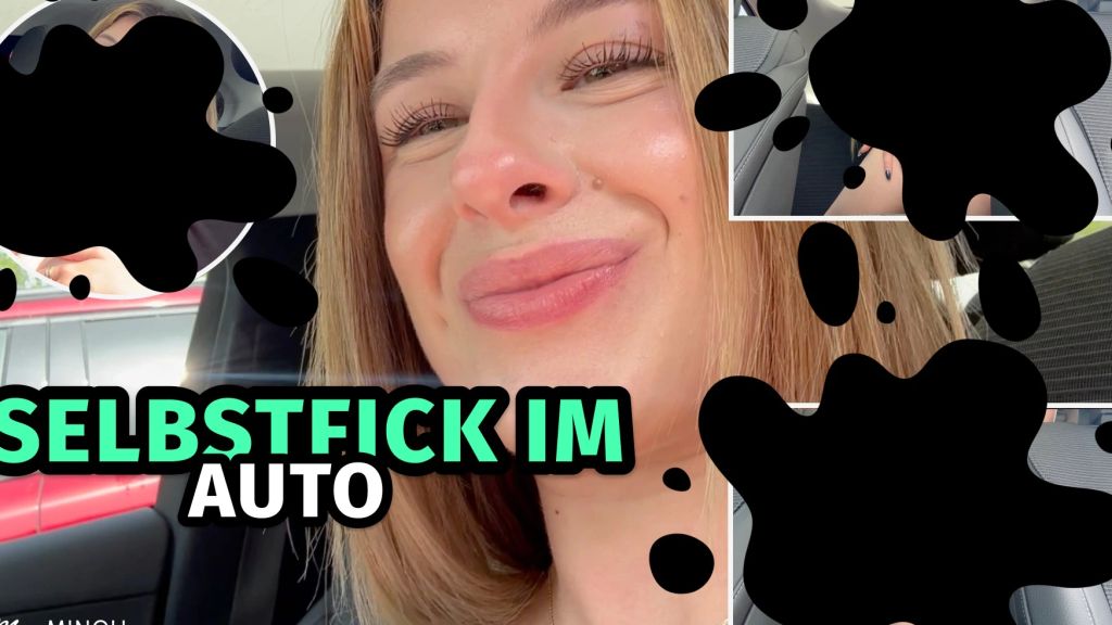 Selbstfick im Auto
