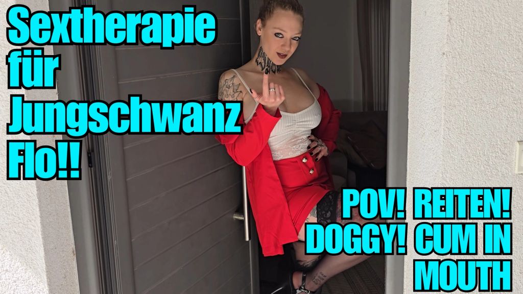 Perverse Sextherapie für Jungschwanz Flo - So kommt Jeder!