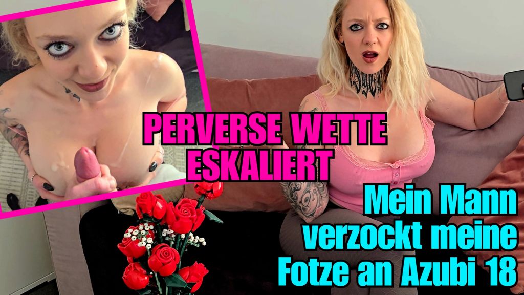 sexy foto nr. 10 von Perverse Wette eskaliert! Mein Mann verzockt meine Fotze an