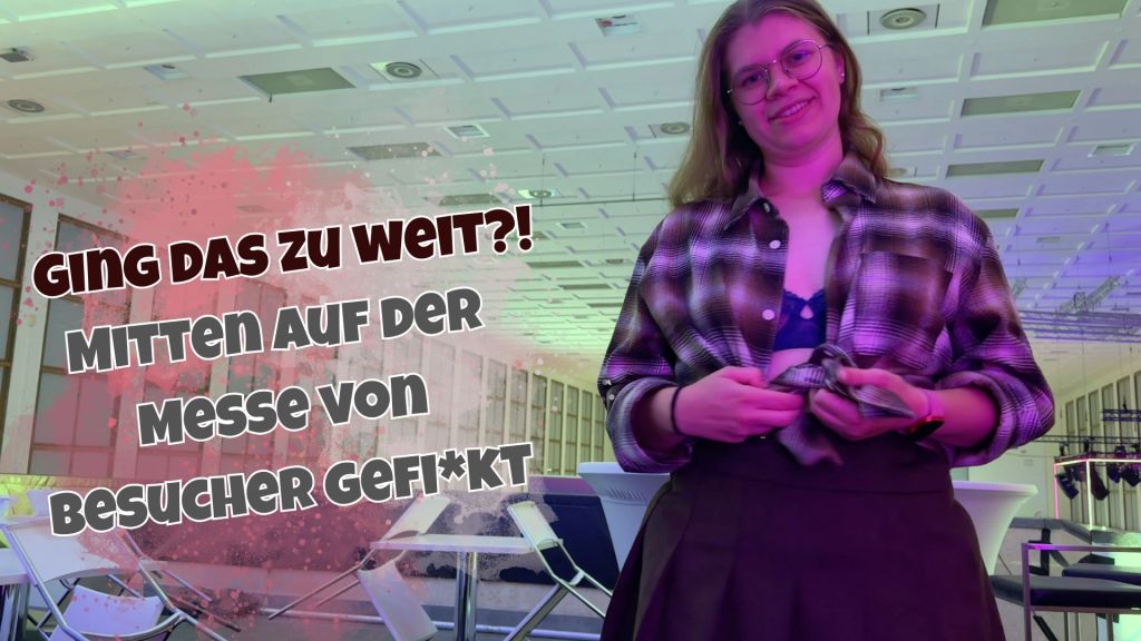 Ging das zu weit?! Mitten auf der Messe von Besucher gefickt