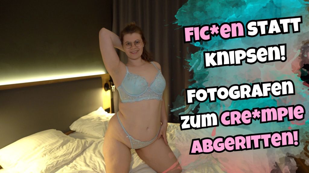 Ficken statt knipsen! Fotografen zum Creampie abgeritten!