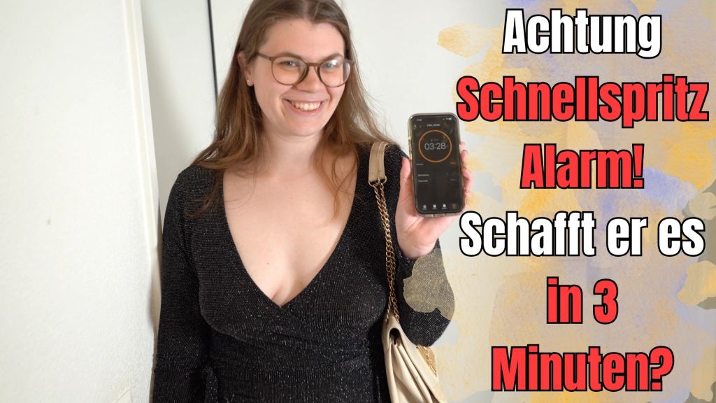Achtung Schnellspritz-Alarm! Schafft er es in 3 Minuten?