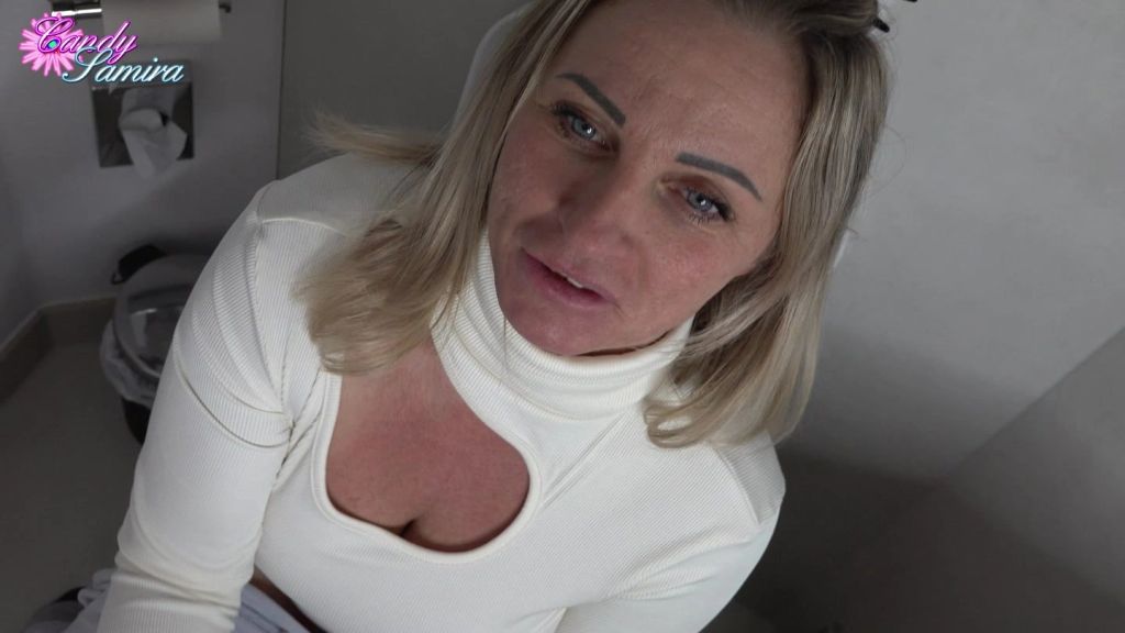 Handjob! Neffe spritzt mit ins Gesicht!