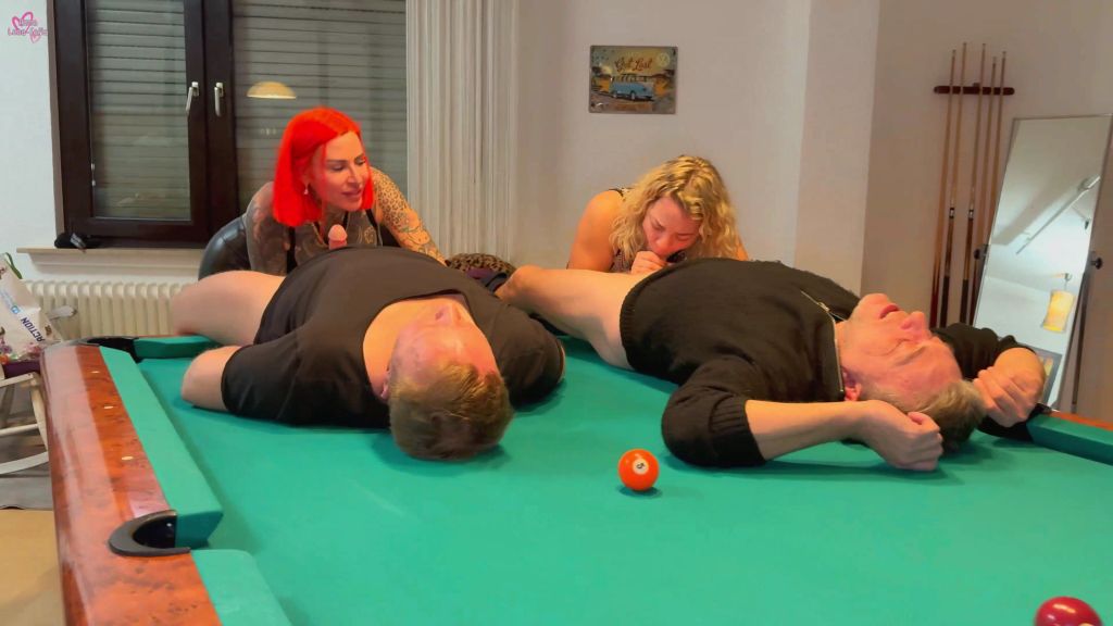 sexy foto nr. 5 von VIERER FICK mit Facial Finale | Billard WETTE  ESKALIERT VÖL