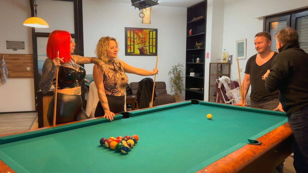 VIERER FICK mit Facial Finale | Billard WETTE  ESKALIERT VÖL
