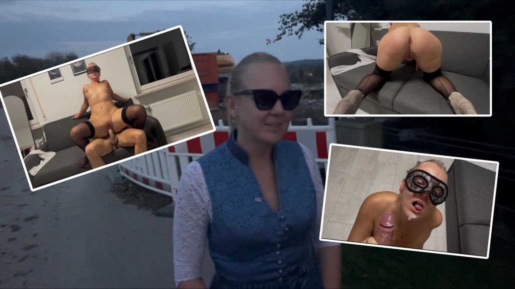 Vorschaubild 10 zum Video „Oktoberfest-Aufriss. Dirndl-Schlampe nimmt Lederhosn Schwanz“