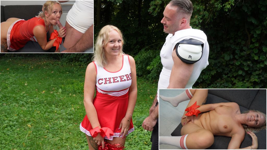 Vorschaubild 10 zum Video „SIEG!! Footballspieler + Cheerleader Lucie feiern – AO FICK!“