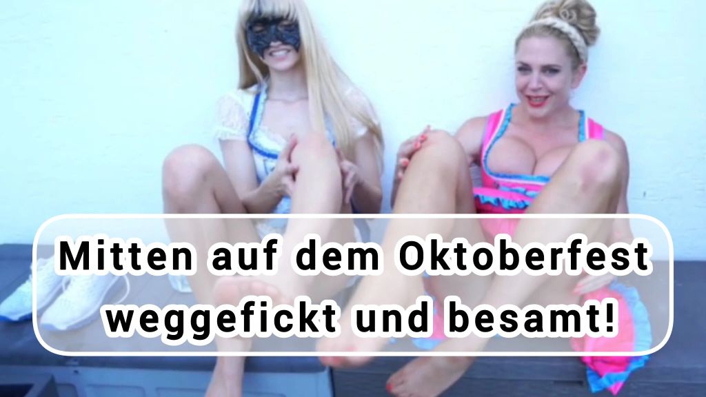 Mitten auf dem Oktoberfest weggefickt und besamt!