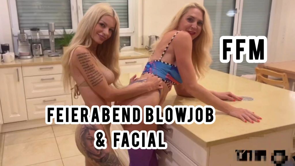 Feierabend BlowJob, der heißesten Blondinen.