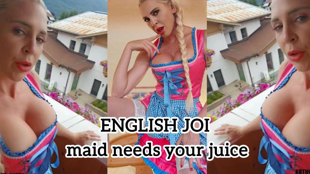 ENGLISH JOI: The maid needs your juice