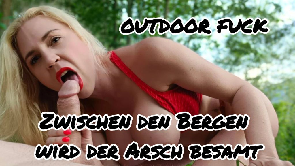 sexy foto nr. 10 von OUTDOOR FUCK: Zwischen den Bergen wird der Arsch besamt