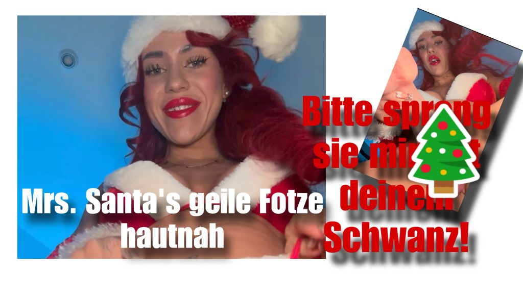 Vorschaubild zum Video „MRS SANTA'S GEILE FOTZE HAUTNAH!!!“ von Just Sophia