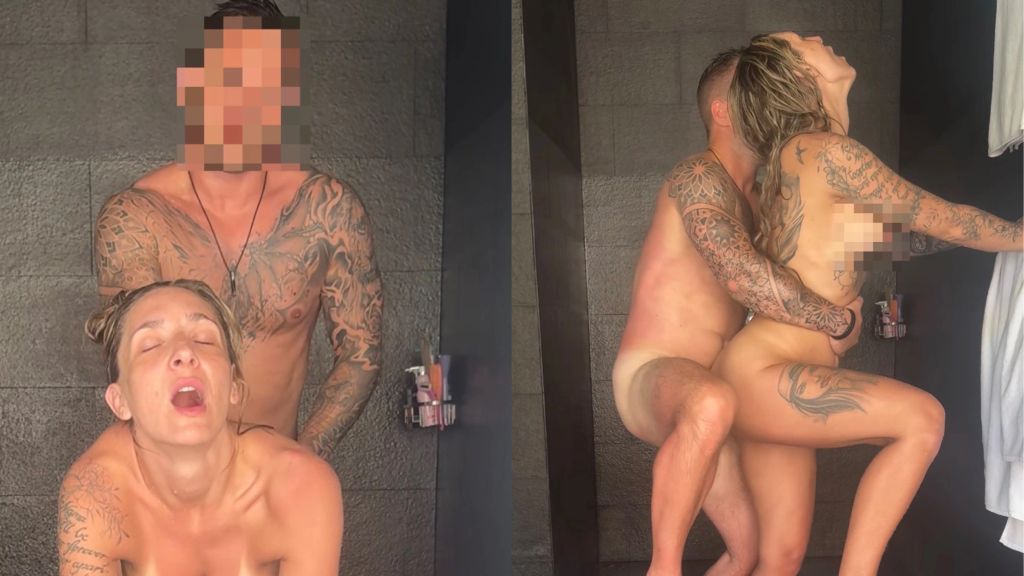 Vorschaubild 10 zum Video „Sextape!! 🔥In der Outdoor-Dusche auseinander genommen 🥵💦“