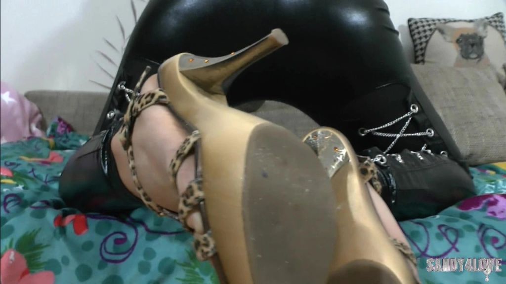 sexy foto nr. 3 von geiler WETLOOK-LEGGINGSARSCH