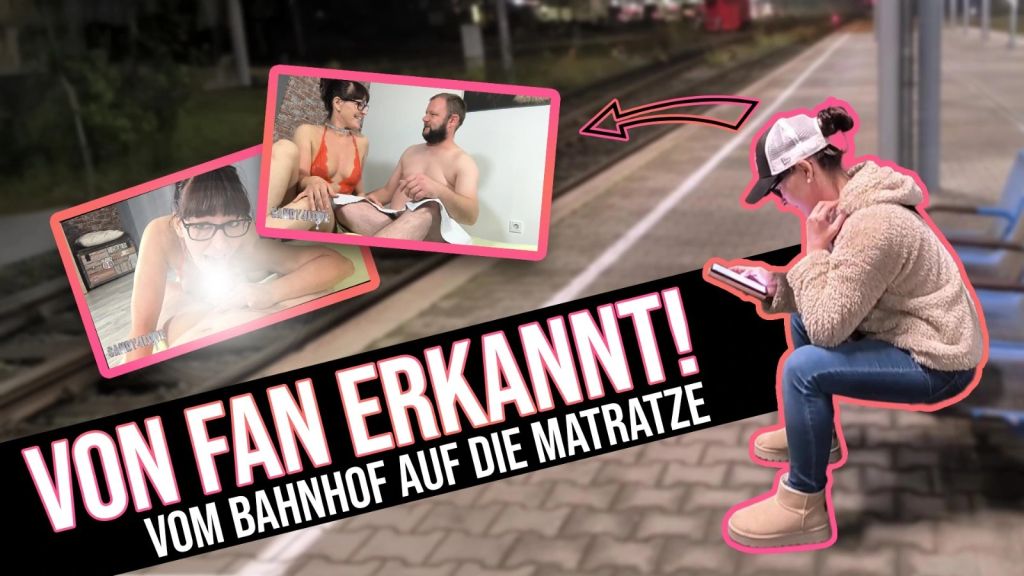 VON FAN AM BAHNSTEIG ERKANNT!!! Mut wird belohnt!!