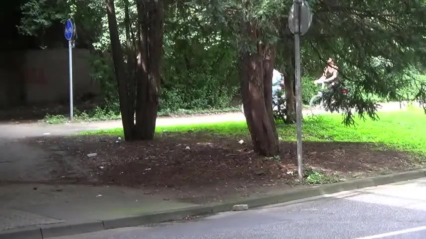 Public Strassen Blasen+Cumshot