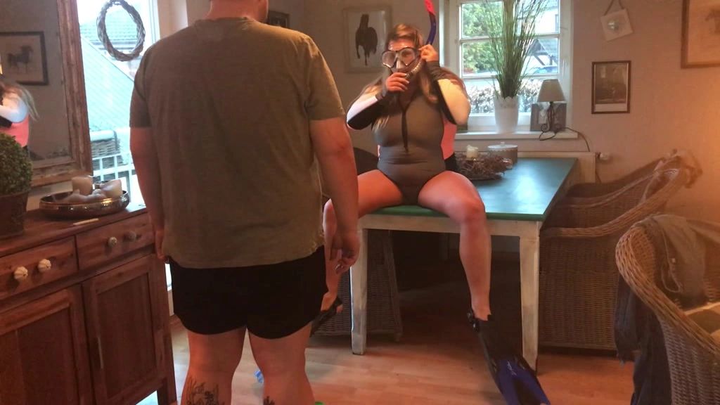 sexy foto nr. 7 von Diving - Fetish - Neopren, Schwimmflossen und Tauchermaske