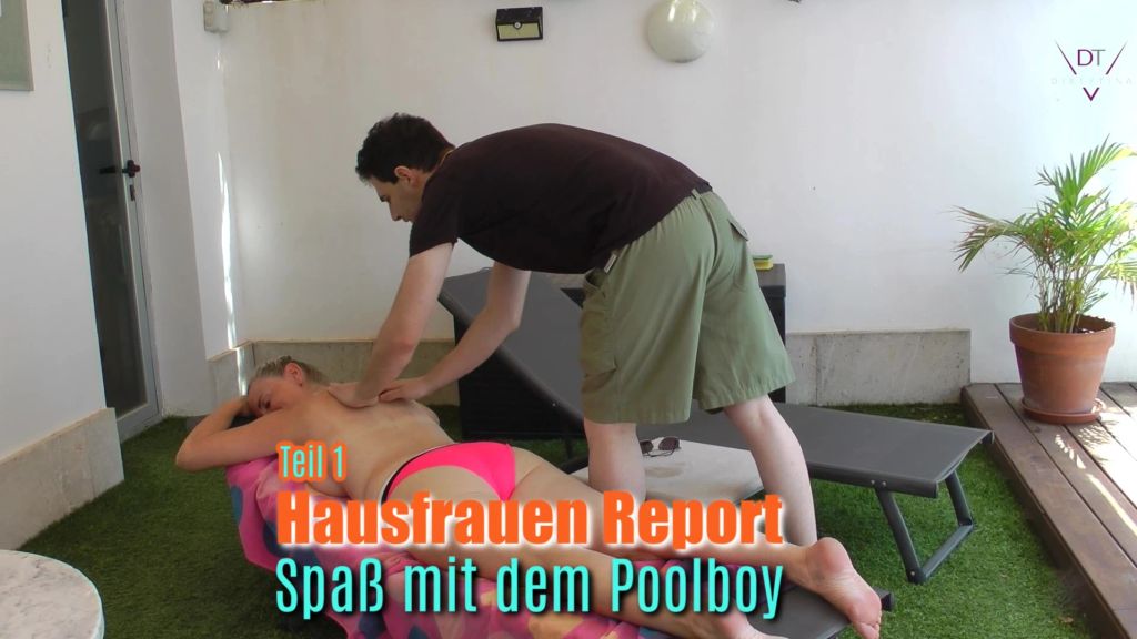 Hausfrauen Report I Blank mit dem Poolboy!