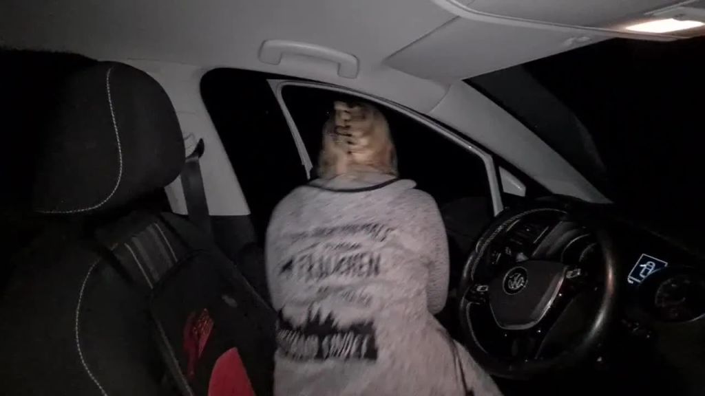 Doggy Creampie Fick bei Nacht und Nebel