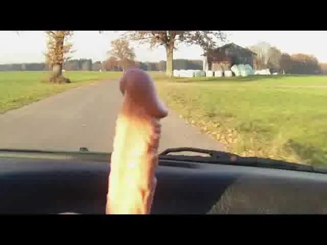 Dildofick beim Autofahren (Ton+HD)