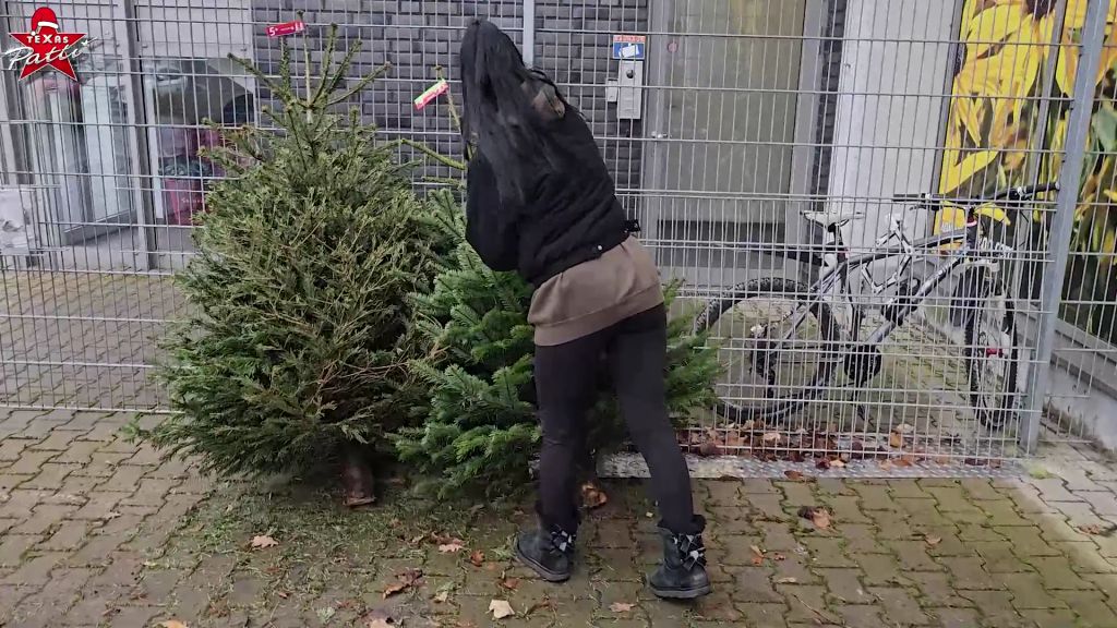 sexy foto nr. 3 von Selbst ist die Frau. Ich kaufe einen Weihnachtsbaum