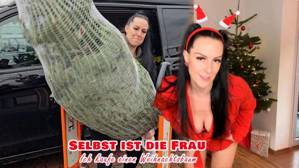sexy foto nr. 9 von Selbst ist die Frau. Ich kaufe einen Weihnachtsbaum