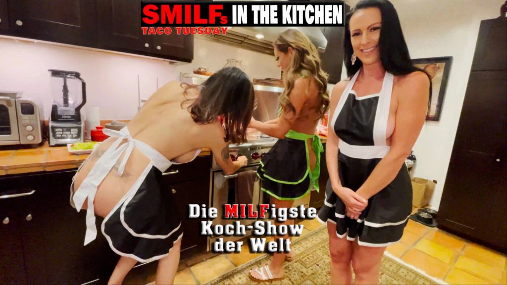 sMILFs in the kitchen. Taco Tuesday