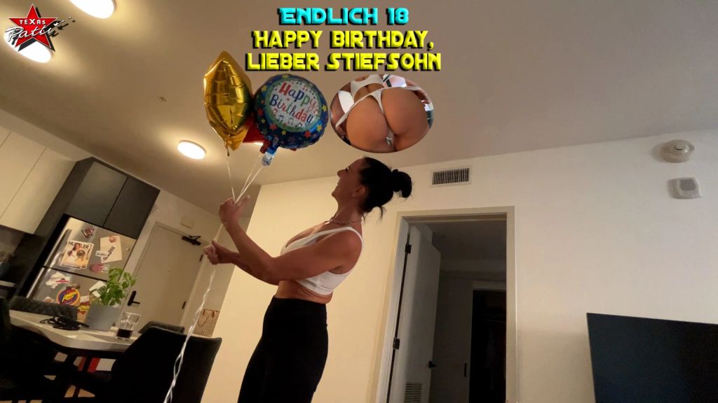 Endlich 18. Happy birthday, lieber Stiefsohn