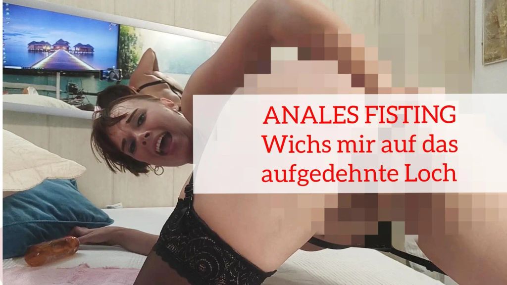 ANALES FISTING Wichs mir auf das aufgedehnte Loch