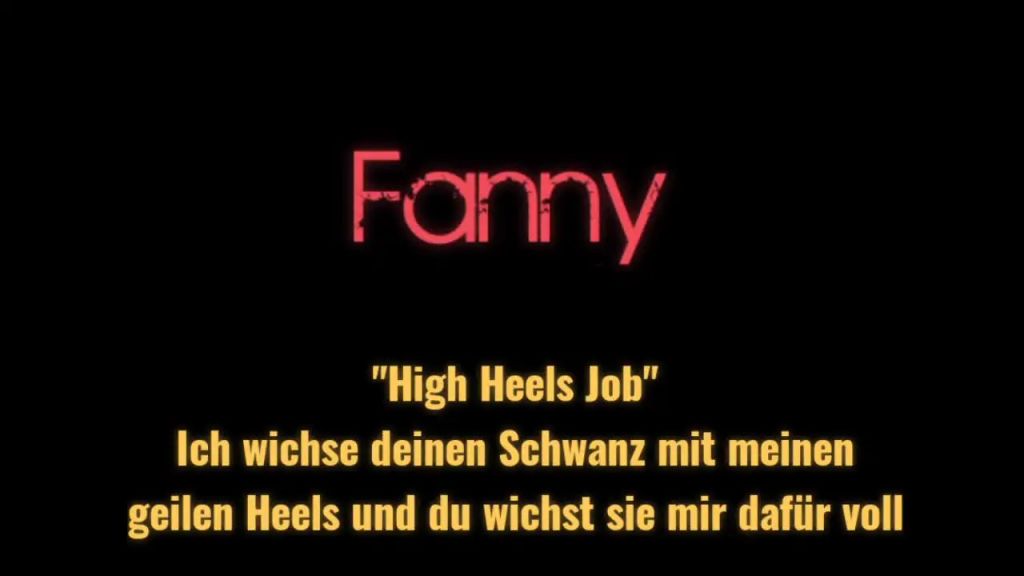 sexy foto nr. 1 von "High Heels Job" Wichs mir die geilen Heels voll