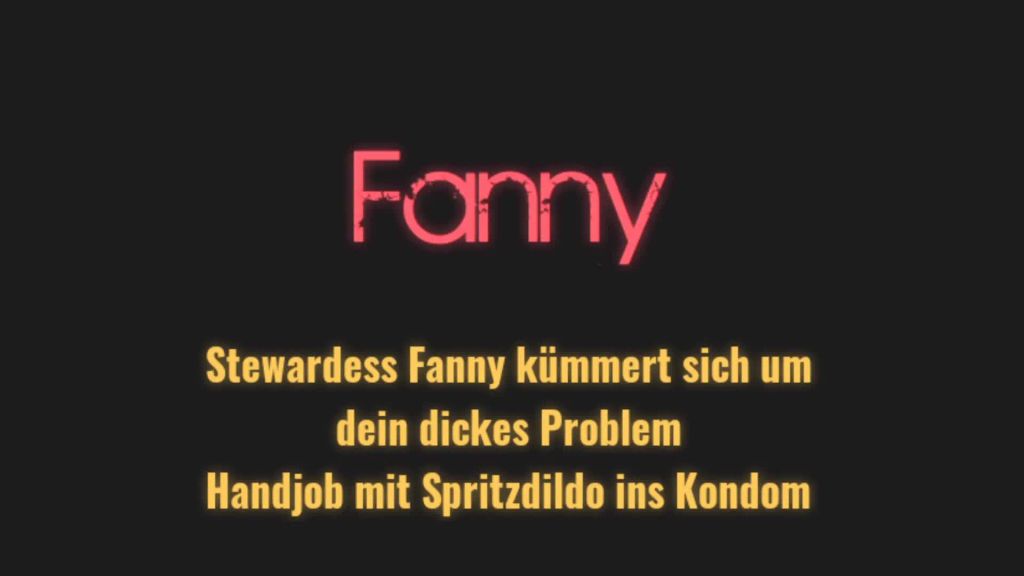 Stewardess Fanny gibt dir einen "sicheren" Handjob