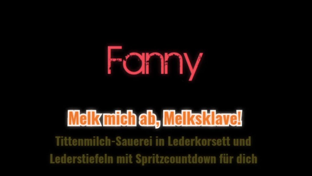 Melk mich ab, Melksklave! - Tittenmilch Sauerei in Leder