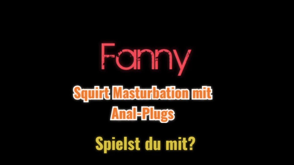 sexy foto nr. 1 von Squirt Masturbation mit Anal-Plugs