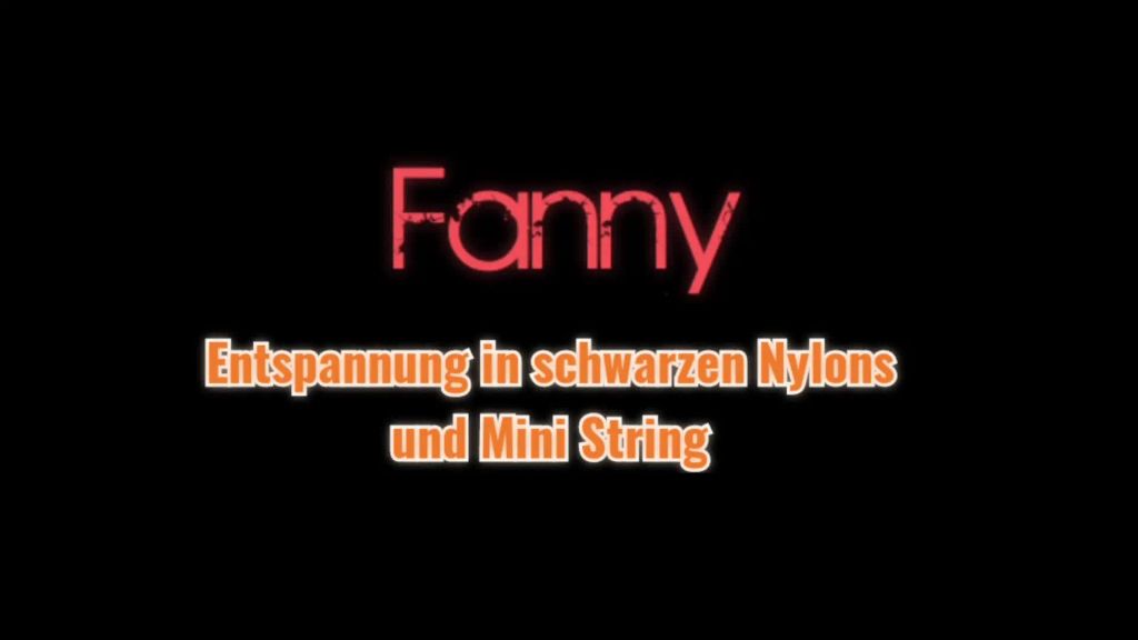 sexy foto nr. 1 von Entspannung in schwarzen Nylons und Mini String