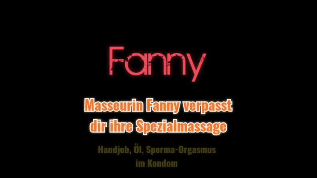 sexy foto nr. 1 von Masseurin Fanny verpasst dir ihre Spezialmassage