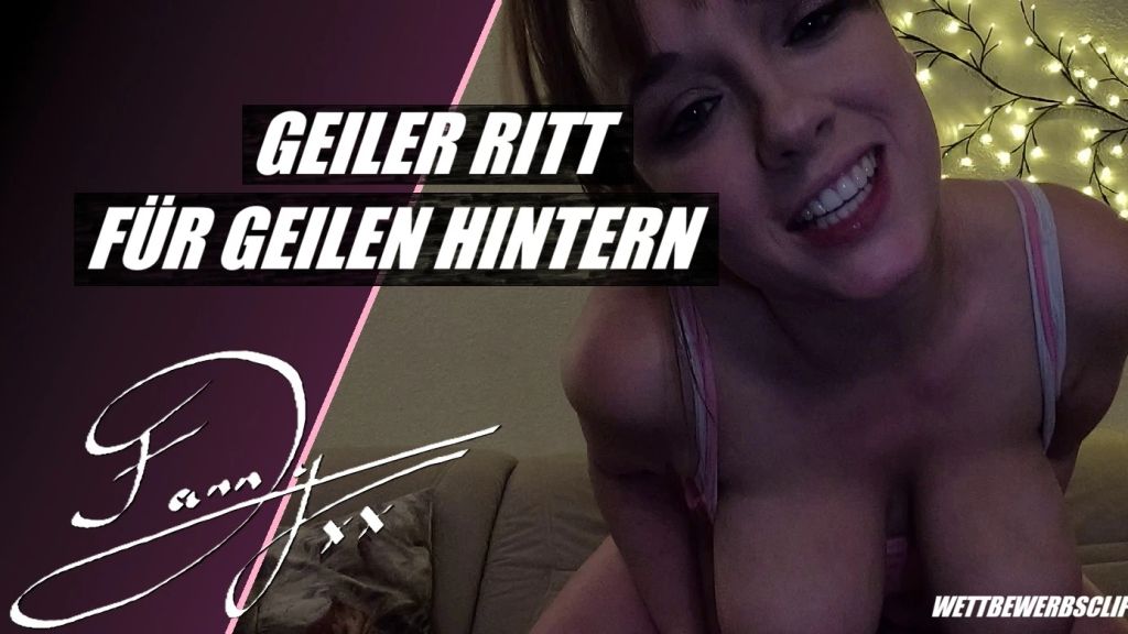 WETTBEWERB Geiler Ritt für geilen Hintern