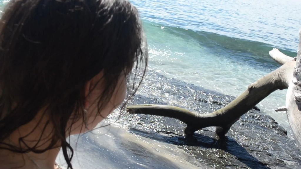 Vicky am Meer