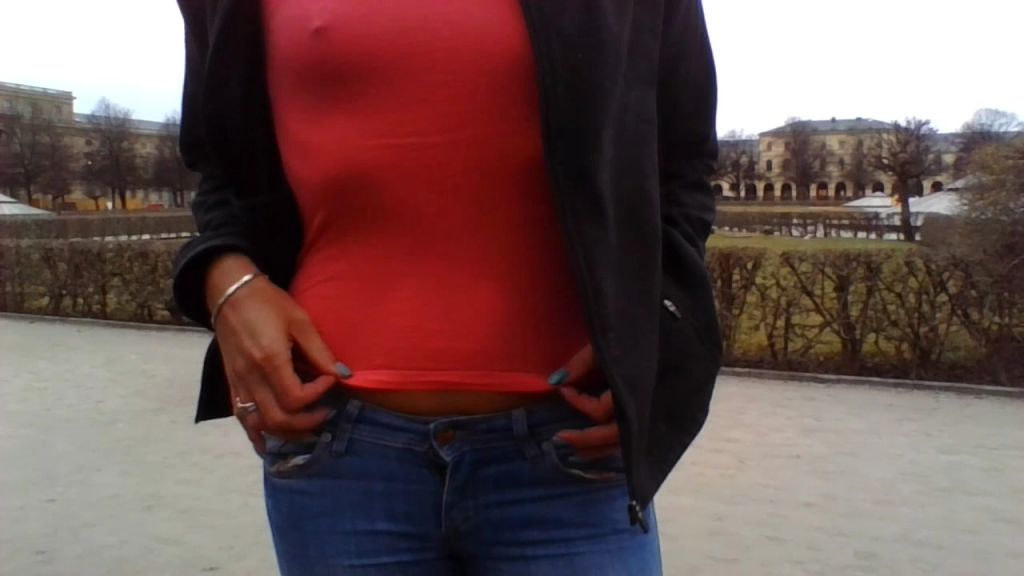 sexy foto nr. 10 von Vickys Busenblitzer inmitten von München