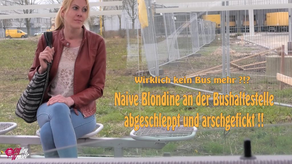 sexy foto nr. 9 von Naive Blondine an Bushaltestelle abgeschleppt & arschgefickt