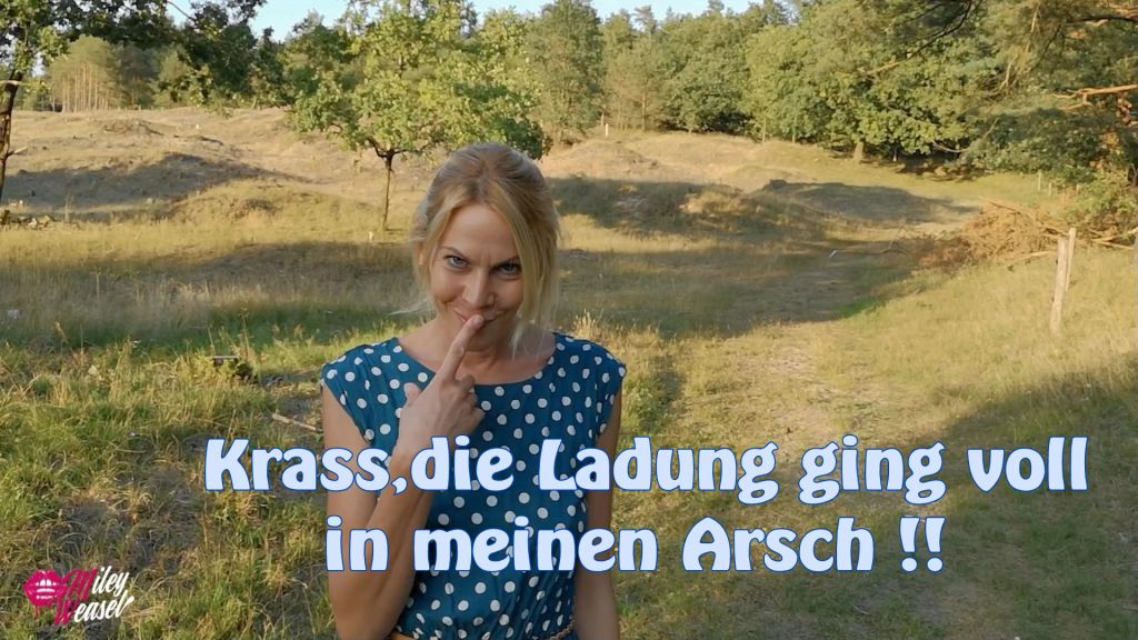 Krass, die Ladung ging voll in den Arsch !!