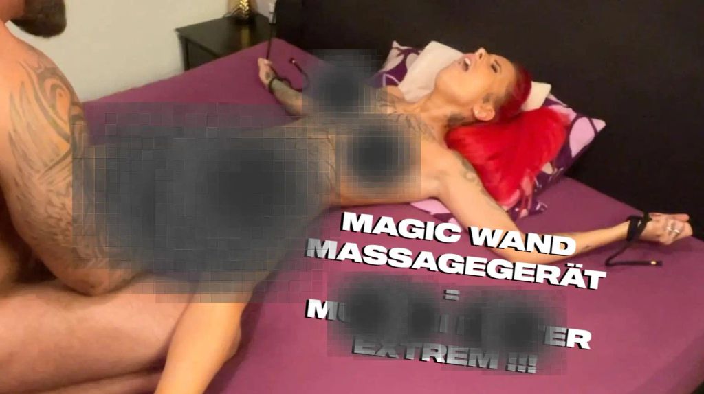 Gefesselt und Muschi gefoltert !! 3 mal gekommen !!!