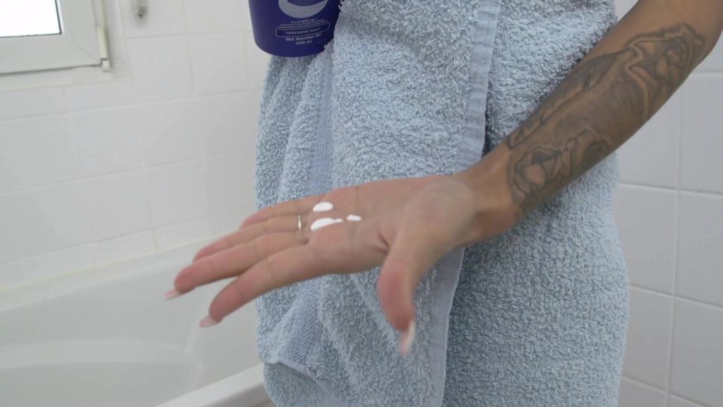 Bodylotion am ganzen Körper!