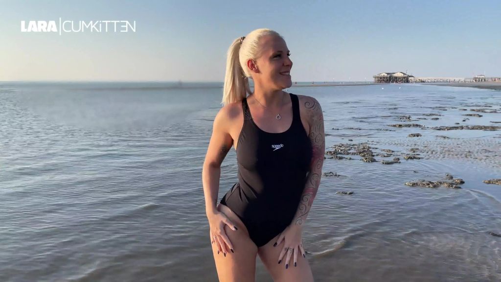 sexy foto nr. 2 von Strand Fickdate public im BADEANZUG | XXXL CUMSHOT
