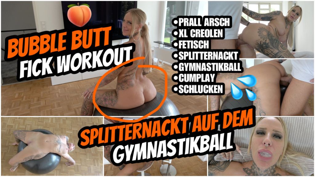 sexy foto nr. 10 von NACKT AUF DEM GYMNASTIKBALL | BUBBLE BUTT FICK WORKOUT