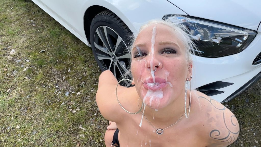 sexy foto nr. 9 von One Man BUKKAKE FACIAL | Straps FICKSTÜCK im Auto geknallt