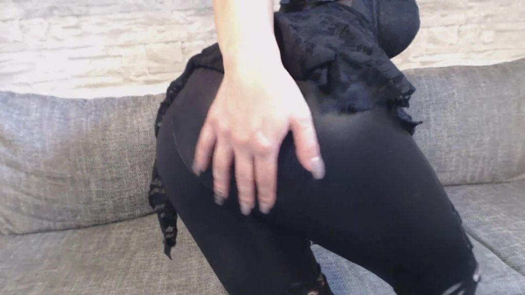 sexy foto nr. 9 von Leder Legging Stripeinlage