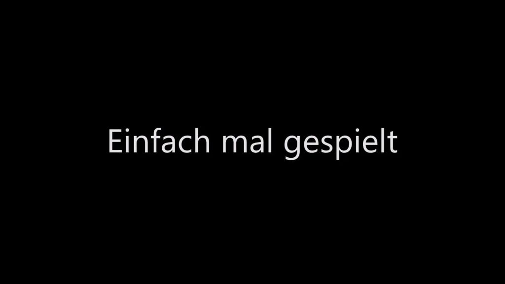 Vorschaubild zum Video „Einfach mal gespielt“ von Heisse Spitzmaus